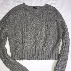 Knitted Crop Top Sweater